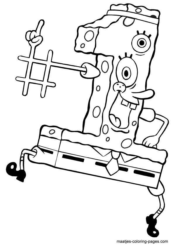 Sponge Bob kolorowanki